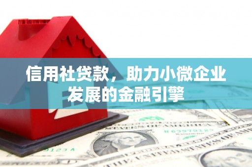汶川信用社贷款，助力小微企业发展的金融引擎