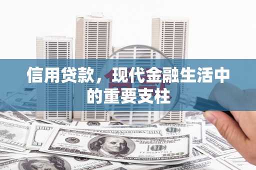 汶川信用贷款，现代金融生活中的重要支柱