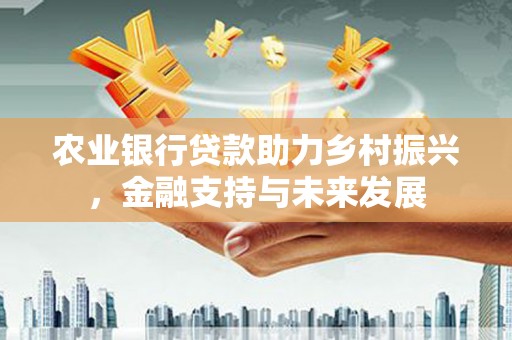 汶川农业银行贷款助力乡村振兴，金融支持与未来发展