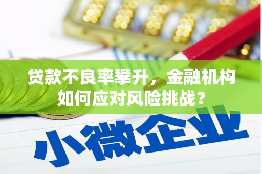 汶川贷款不良率攀升，金融机构如何应对风险挑战？