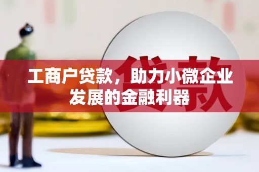 汶川工商户贷款，助力小微企业发展的金融利器