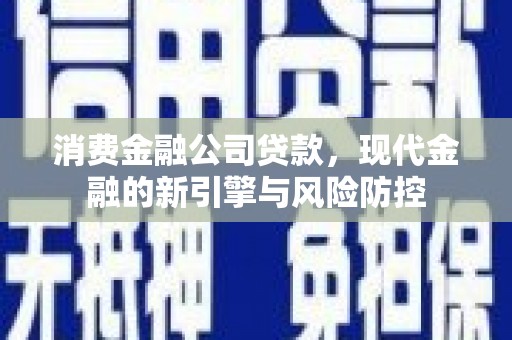 汶川消费金融公司贷款，现代金融的新引擎与风险防控