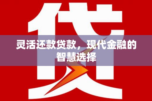 汶川灵活还款贷款，现代金融的智慧选择