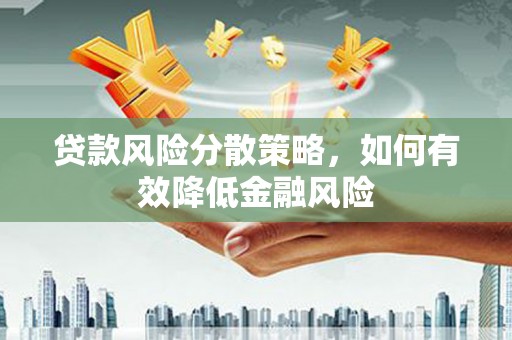 汶川贷款风险分散策略，如何有效降低金融风险