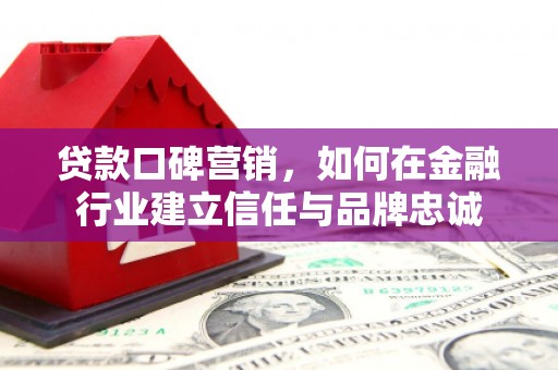 汶川贷款口碑营销，如何在金融行业建立信任与品牌忠诚