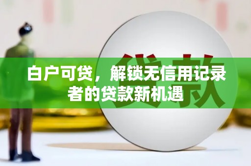 汶川白户可贷，解锁无信用记录者的贷款新机遇
