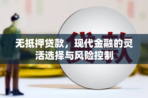 汶川无抵押贷款，现代金融的灵活选择与风险控制