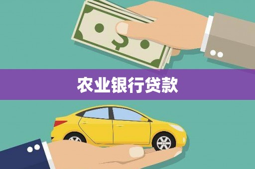 汶川农业银行贷款