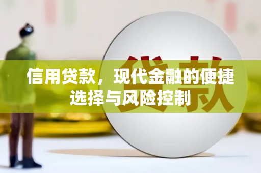 汶川信用贷款，现代金融的便捷选择与风险控制