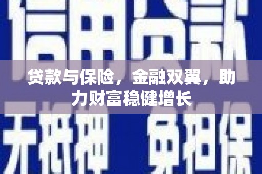 汶川贷款与保险，金融双翼，助力财富稳健增长