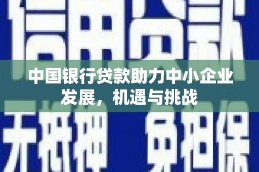 汶川中国银行贷款助力中小企业发展，机遇与挑战