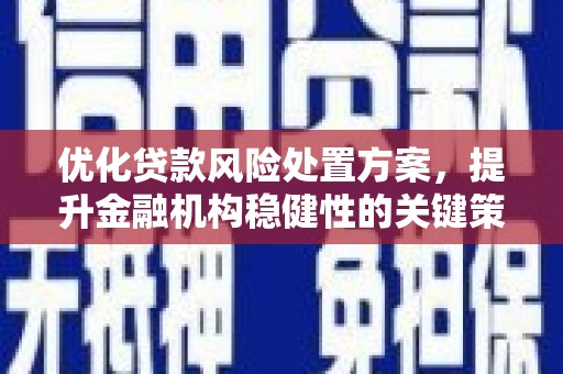 汶川优化贷款风险处置方案，提升金融机构稳健性的关键策略