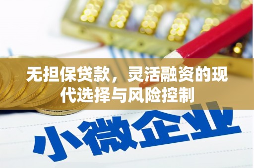 汶川无担保贷款，灵活融资的现代选择与风险控制
