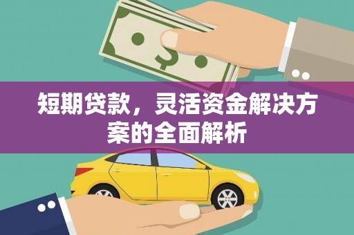 汶川短期贷款，灵活资金解决方案的全面解析