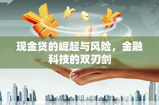 汶川现金贷的崛起与风险，金融科技的双刃剑