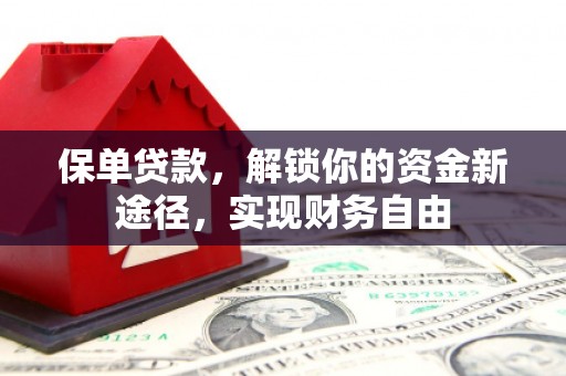 汶川保单贷款，解锁你的资金新途径，实现财务自由