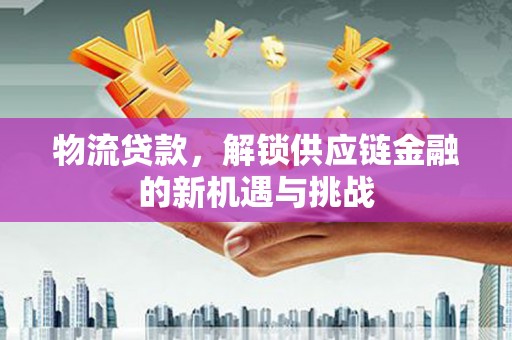 汶川物流贷款，解锁供应链金融的新机遇与挑战